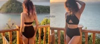 Raai Laxmi exposes herself in Bikini and flaunts her assets